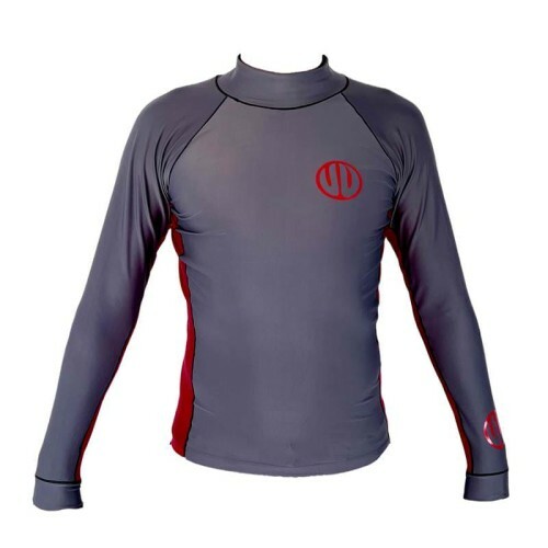 Lycra UV Dark Gray / Red