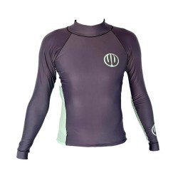 Lycra UV Dark Gray / Aqua